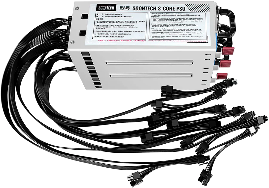 2250W 110-220V Mining Power Supply